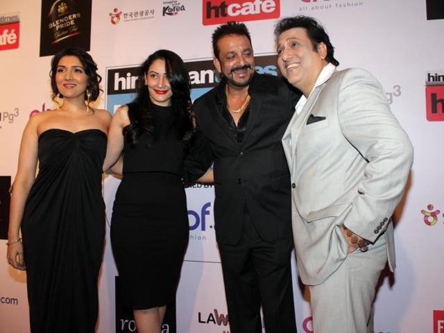 We’re not crying you are crying! Sanjay Dutt and Govida had a mini Haseena Maan Jaegi reunion at the red carpet. :’) (Shakti Yadav/ Hindustan Times) 