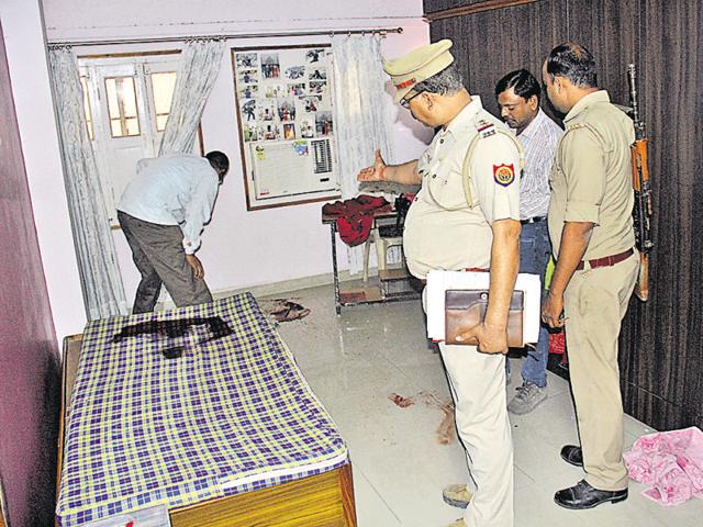The room where the tragic incident took place.(HT Photo)