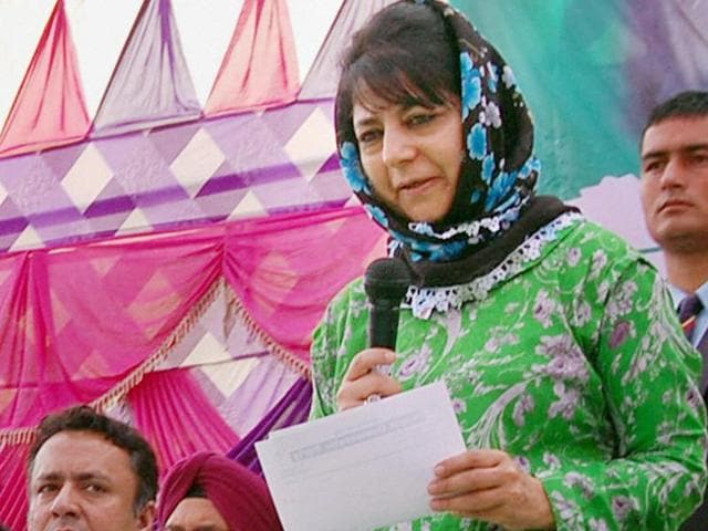 Peoples Democratic Party (PDP) president Mehbooba Mufti’s decision to visit New Delhi on Monday fueled hopes in Jammu and Kashmir that channels of communication with the BJP have been once again opened. (PTI) Peoples Democratic Party (PDP) president Mehbooba Mufti’s decision to visit New Delhi on Monday fueled hopes in Jammu and Kashmir that channels of communication with the BJP have been once again opened. (PTI)