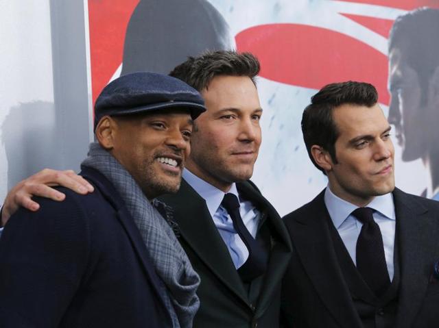 And just when you thought the event was already packed to the brim with stars, Will Smith, who plays Deadshot in Suicide Squad dropped by. (REUTERS) And just when you thought the event was already packed to the brim with stars, Will Smith, who plays Deadshot in Suicide Squad dropped by. (REUTERS)