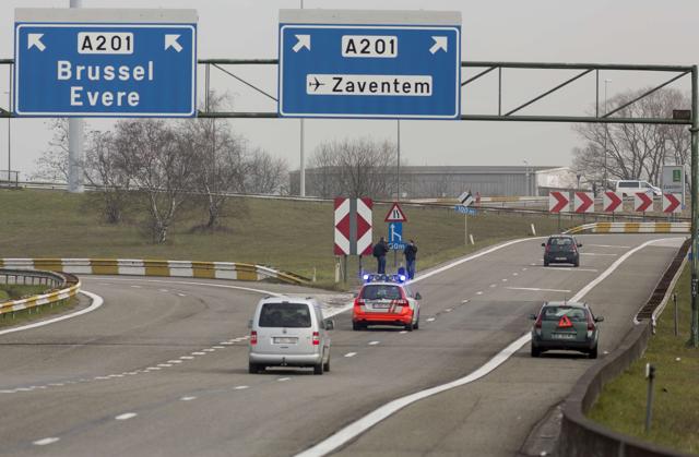 Cars on a blocked highway near Zaventem, Brussels National airport, on Tuesday after the two explosions that killed at least one person and injured several others. (AFP Photo) Cars on a blocked highway near Zaventem, Brussels National airport, on Tuesday after the two explosions that killed at least one person and injured several others. (AFP Photo)