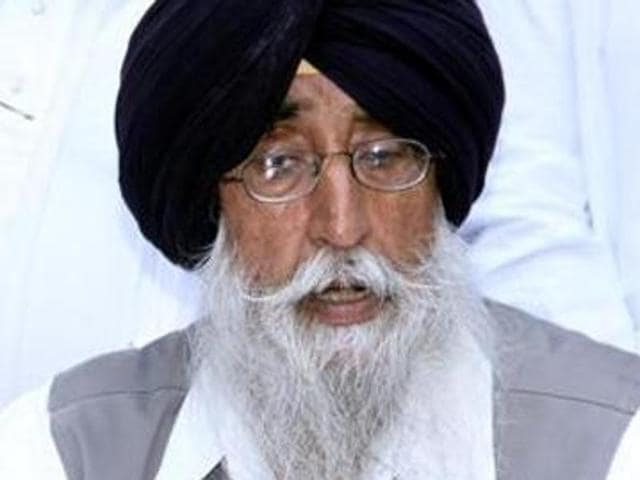 Shiromani Akali Dal (Amritsar) president Simranjit Singh Mann.(HT Photo)