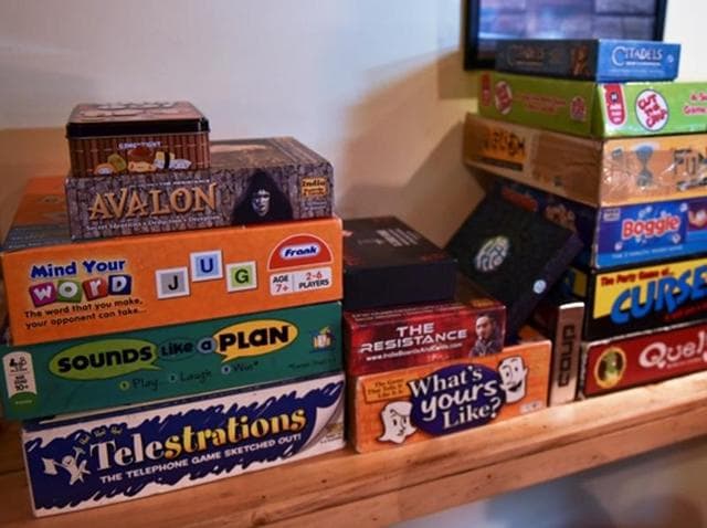 In an internet-driven lifestyle, board games are simple, analogous fun.(Photo: Aalok Soni/HT)