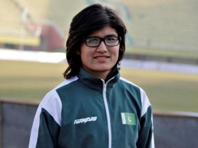 A file photo of Pakistan cricketer Diana Baig.(PTI Photo)