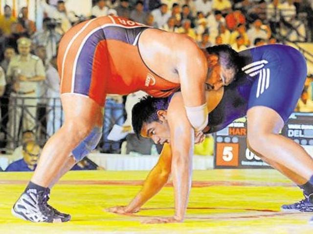The wrestler bagging the fourth position will get Rs 10 lakh, the fifth position holder will get Rs.5 lakh, sixth position holder will get Rs.3 Lakh, seventh position holder will get Rs.2 lakh and the eighth position holder will get Rs.1 lakh. Wrestlers weighing 80 kilograms or more and above 17 years of age are participating The wrestler bagging the fourth position will get Rs 10 lakh, the fifth position holder will get Rs.5 lakh, sixth position holder will get Rs.3 Lakh, seventh position holder will get Rs.2 lakh and the eighth position holder will get Rs.1 lakh. Wrestlers weighing 80 kilograms or more and above 17 years of age are participating
