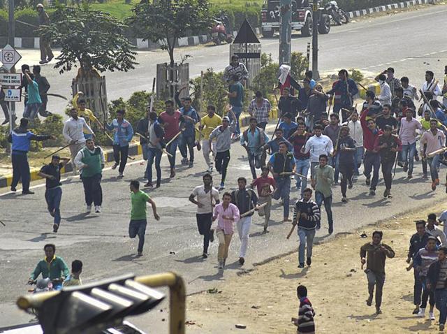 The Haryana government and the opposition have traded charges in the assembly over the violence during the Jat quota stir in February. (AP) The Haryana government and the opposition have traded charges in the assembly over the violence during the Jat quota stir in February. (AP)