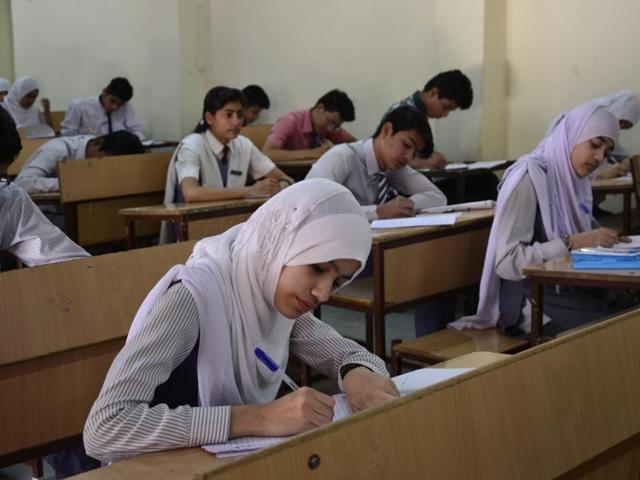 The number of Class 10 and 12 students who have allegedly ended lives owing to exam stress in the state has shot to 22.(Mujeeb Faruqui/ HT file photo)