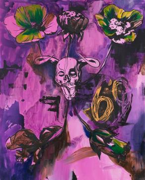 Manolo Valdés, ‘Jug,’ 2015 Galerie Forsblom, Oil on canvas 180x150cm. (AFP)