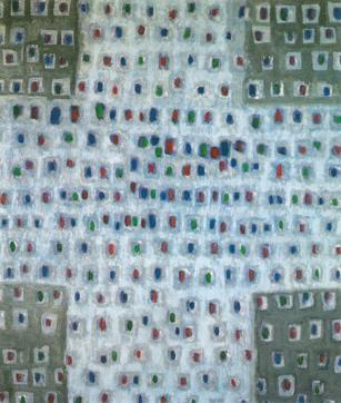 Kim Whanki, ‘25-III-68 #15,’ 1968, Oil on canvas, 101í+86cm. (AFP)