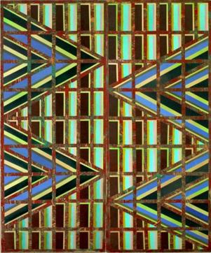 Haffendi, ‘Jabberwocky,’ 2015, Oil and enamel on MDF board, 120 x 100 x 3 cm (total, 2 panels). (AFP)