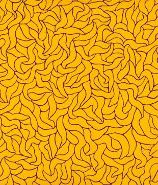 Yayoi Kusama, ‘Petals,’ 1990, Acrylic on canvas, 53.0 x 45.5 cm. (AFP)
