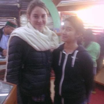 Hollywood Actor Shailene Woodley was in India for three weeks and travelled to Shimla, Dharamshala and Mcleod Ganj. Hollywood Actor Shailene Woodley was in India for three weeks and travelled to Shimla, Dharamshala and Mcleod Ganj.