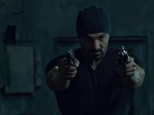 John Abraham in a still from Rocky Handsome. (YouTube)