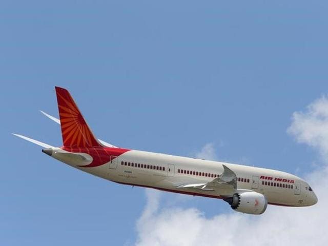 An Air India Airlines Boeing 787 dreamliner takes part in a flying display during the 50th Paris Air Show at the Le Bourget airport near Paris. (Reuters)