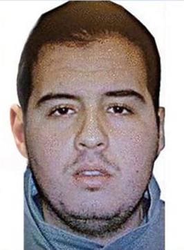 This handout picture obtained via Interpol on March 23, 2016 shows Ibrahim El Bakraoui, one of the two Belgian brothers identified as the suicide bombers who struck Brussels on March 22, 2016. (AFP Photo) This handout picture obtained via Interpol on March 23, 2016 shows Ibrahim El Bakraoui, one of the two Belgian brothers identified as the suicide bombers who struck Brussels on March 22, 2016. (AFP Photo)