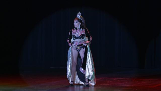 A scene from the movie. Rau was interested in documenting the lives and careers of former burlesque - a risque American dance variety show - artists. (HT Photo) A scene from the movie. Rau was interested in documenting the lives and careers of former burlesque - a risque American dance variety show - artists. (HT Photo)