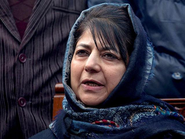 Prime Minister Narendra Modi met PDP leader Mehbooba Mufti in New Delhi on Tuesday. (PTI Photo) Prime Minister Narendra Modi met PDP leader Mehbooba Mufti in New Delhi on Tuesday. (PTI Photo)