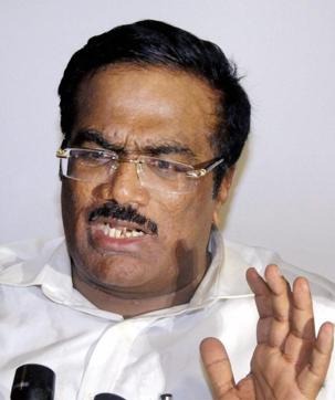 Hyderabad Central University VC Apparao addresses the media. (PTI) Hyderabad Central University VC Apparao addresses the media. (PTI)