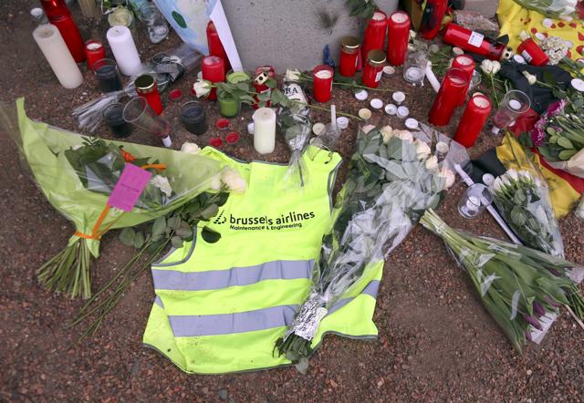 A street memorial to victims of Tuesday's Zaventem airport bombings is seen in Brussels, Belgium. (REUTERS) A street memorial to victims of Tuesday's Zaventem airport bombings is seen in Brussels, Belgium. (REUTERS)