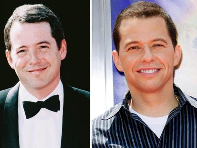 Ferris Bueller’s Day Out star Matthew Broderick and Jon Cryer of Two and a Half Men have the same short height, adorable face with a perennial dorky expression. (HT PHOTO)