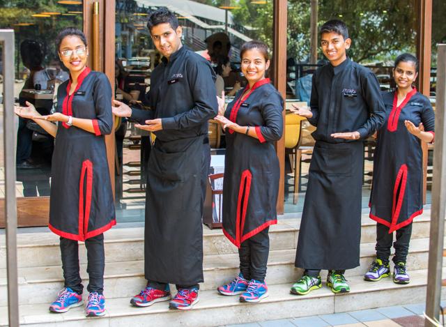 The 27-member staff at Mirchi and Mime is hearing-and-speech-impaired. They were trained for over eight weeks in life sciences, job readiness, hospitality services and more.