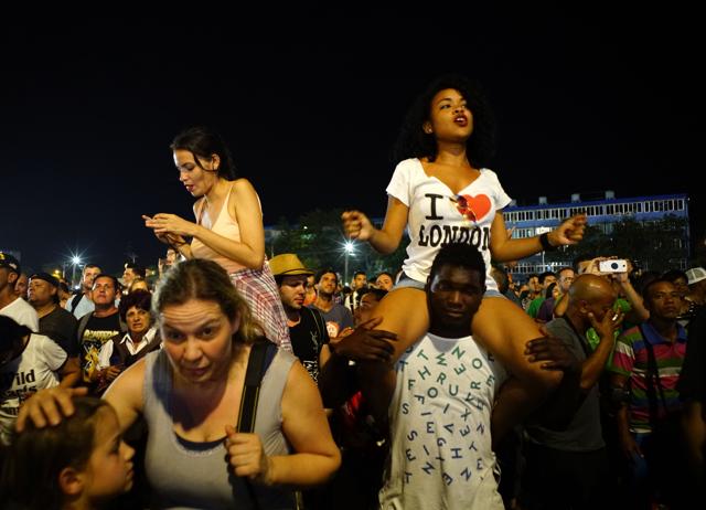 People dance at the Rolling Stones concert in Havana, Cuba. (AP Photo) People dance at the Rolling Stones concert in Havana, Cuba. (AP Photo)