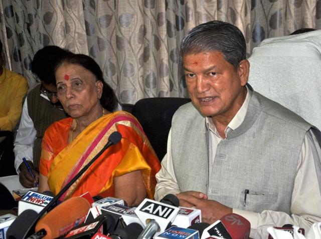 Chief minister Harish Rawat addresses a press conference in Dehradun on Saturday. (PTI) Chief minister Harish Rawat addresses a press conference in Dehradun on Saturday. (PTI)