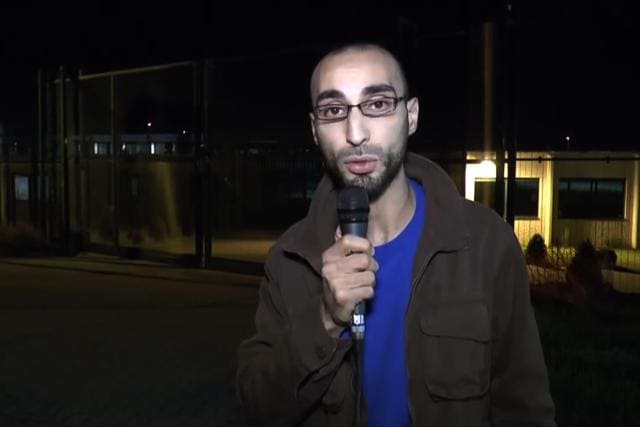 In this image grab taken from a video on March 26, 2016 shows Faycal Cheffou, one of the main suspects of the Brussels attacks, speaking in a video posted on YouTube in 2014. (AFP Photo) In this image grab taken from a video on March 26, 2016 shows Faycal Cheffou, one of the main suspects of the Brussels attacks, speaking in a video posted on YouTube in 2014. (AFP Photo)