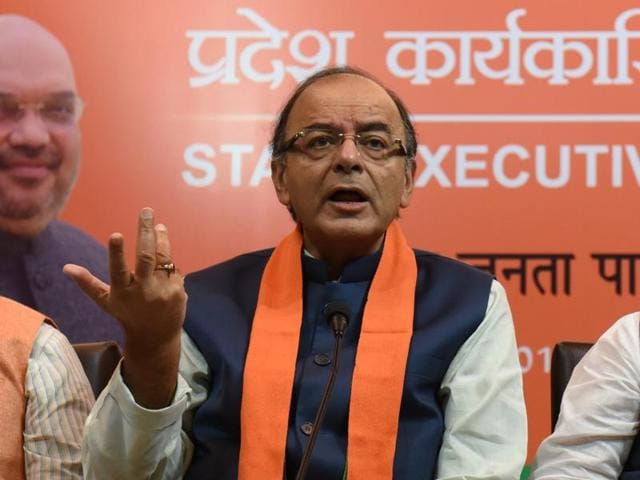 Finance minister Arun Jaitley said on Sunday that both the HCU and JNU events were “ultra-Left movements” also involving a small section of “jehadis”. (Hindustan Times) Finance minister Arun Jaitley said on Sunday that both the HCU and JNU events were “ultra-Left movements” also involving a small section of “jehadis”. (Hindustan Times)
