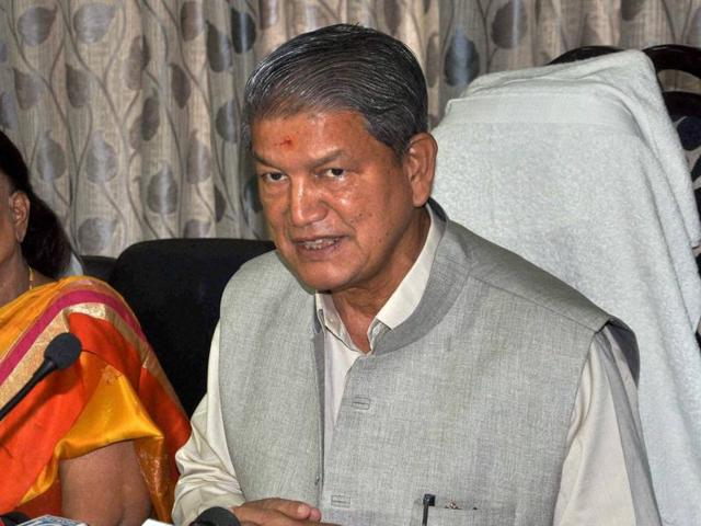 Uttarakhand chief minister Harish Rawat addresses a press conference in Dehradun.(PTI Photo) Uttarakhand chief minister Harish Rawat addresses a press conference in Dehradun.(PTI Photo)