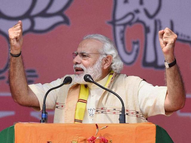 The Election Commission earlier gave nod to Prime Minister Narendra Modi’s radio broadcast with instructions that it should adhere to the Model Code of Conduct in force due to assembly polls in five states. (PTI Photo) The Election Commission earlier gave nod to Prime Minister Narendra Modi’s radio broadcast with instructions that it should adhere to the Model Code of Conduct in force due to assembly polls in five states. (PTI Photo)