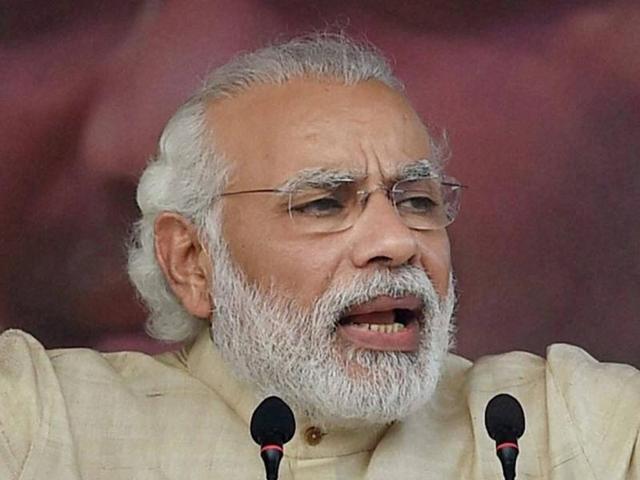 Prime Minister Narendra Modi addressing an election campaign in Assam . He has set a deadline of 60 days for redressal of public grievances (PTI) Prime Minister Narendra Modi addressing an election campaign in Assam . He has set a deadline of 60 days for redressal of public grievances (PTI)