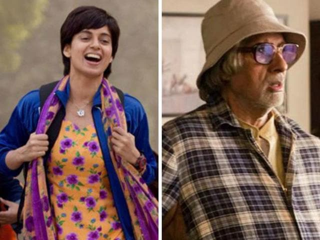 Kangana Ranaut and Amitabh Bachchan won in Best Actress and Best Actor category at the 63rd National Awards.