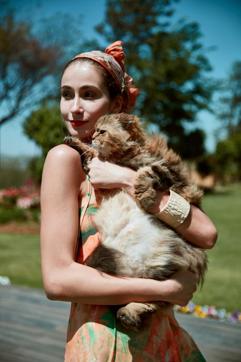 Pets are also becoming a part of professional models’ portfolios. City based stylist Sam Abbasi recently put together a portfolio for model Stefani. “It was shot at my friend’s house, where the cat lives. The camaraderie between the cat and Stefani was amazing! It led to some really nice shots,” shares Abbasi. (Photo: Ashish Vohra) Pets are also becoming a part of professional models’ portfolios. City based stylist Sam Abbasi recently put together a portfolio for model Stefani. “It was shot at my friend’s house, where the cat lives. The camaraderie between the cat and Stefani was amazing! It led to some really nice shots,” shares Abbasi. (Photo: Ashish Vohra)