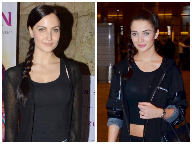 Elli Avram and Evelyn Sharma in three-strand braid (Photos: Yogen Shah) Elli Avram and Evelyn Sharma in three-strand braid (Photos: Yogen Shah)