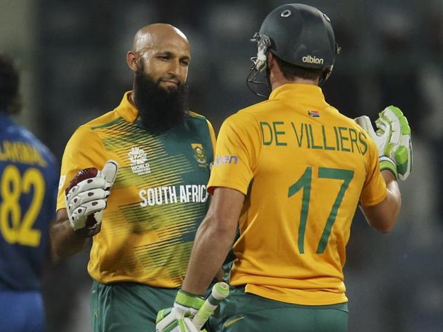 With an unbeaten 56 off 52 balls, Hashim Amla took South Africa to a comfortable eight-wicket win. (AFP) With an unbeaten 56 off 52 balls, Hashim Amla took South Africa to a comfortable eight-wicket win. (AFP)