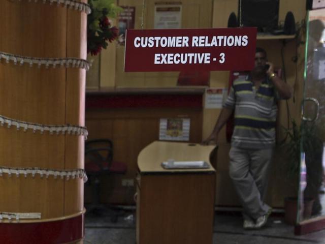 A bank branch in Mumbai wears a deserted look during an employees’ strike (AP file photo) A bank branch in Mumbai wears a deserted look during an employees’ strike (AP file photo)