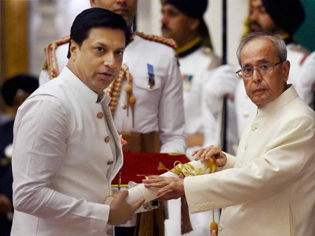 Padma Shri award to filmmaker Madhur Bhandarkar. (PTI)