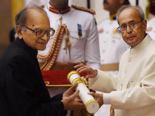Padma Vibhushan to former Jammu and Kashmir governor Jagmohan. (PTI)