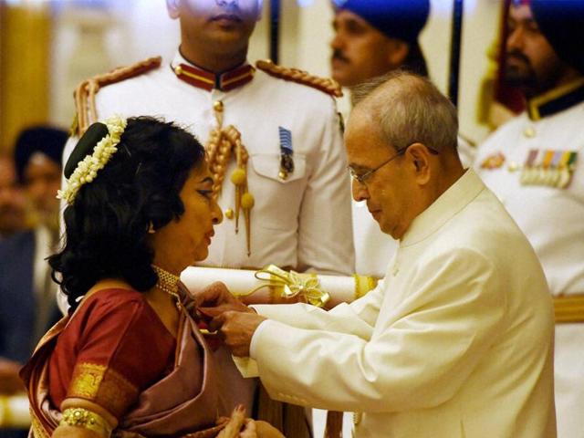 Padma Vibhushan to Kuchipudi dancer Yamini Krishnamurthy. (PTI)