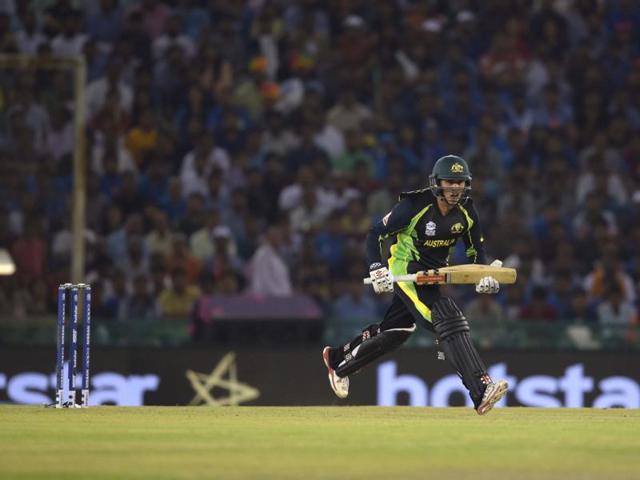 Usman Khawaja plays a shot. (Ravi Kumar/HT Photo) 