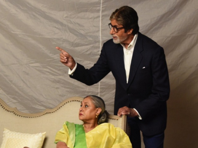 The couple spent some time together at the ad film shoot. (Amitabh Bachchan’s blog) 