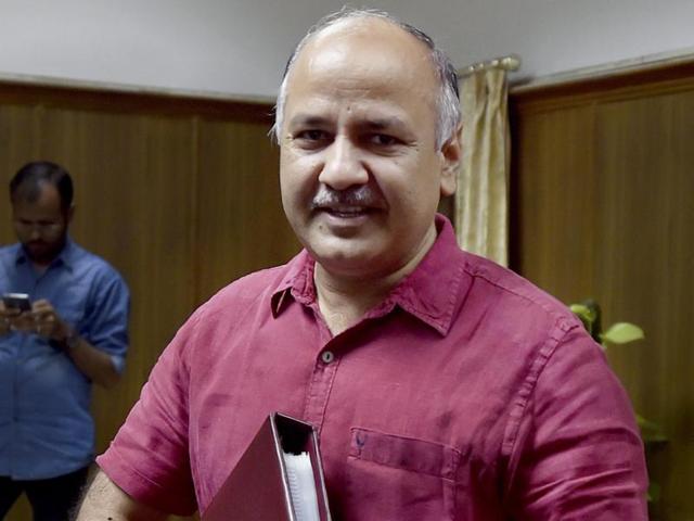 Delhi finance minister and deputy chief minister Manish Sisodia gave top billing in his 2016-17 budget to education, setting aside Rs 10,690 crore.(PTI Photo)