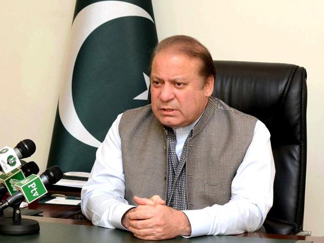 An handout picture released by the Pakistan Press Information Department (PID) on March 28, 2016, shows Pakistan's Prime Minister Nawaz Sharif addressing the nation at his office in Islamabad. (AP Photo) An handout picture released by the Pakistan Press Information Department (PID) on March 28, 2016, shows Pakistan's Prime Minister Nawaz Sharif addressing the nation at his office in Islamabad. (AP Photo)