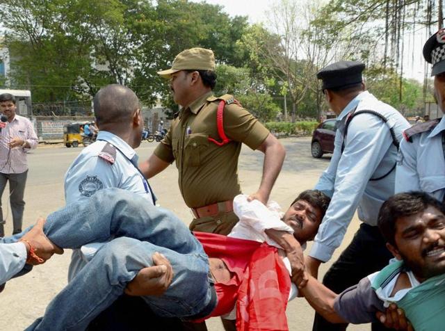 A day after 25 people were granted bail and released from jail for the violent protests held on campus last Tuesday, teachers, including those from scheduled castes and scheduled tribes, applied for the leave in protest. (PTI File Photo) A day after 25 people were granted bail and released from jail for the violent protests held on campus last Tuesday, teachers, including those from scheduled castes and scheduled tribes, applied for the leave in protest. (PTI File Photo)