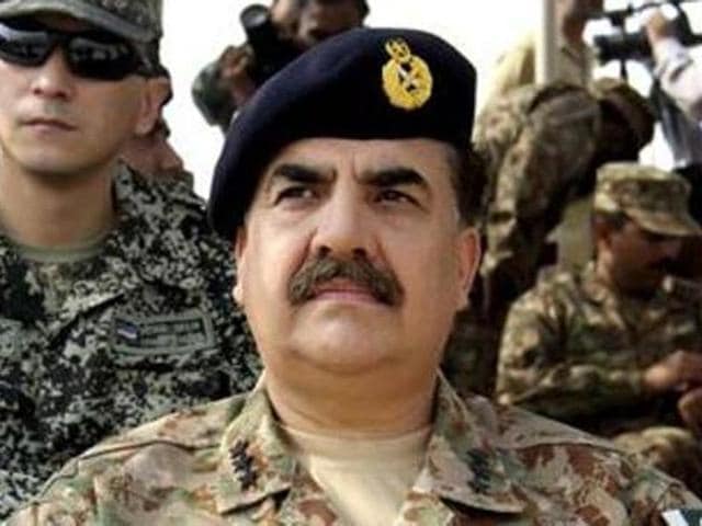 Army chief Gen Raheel Sharif, who had ordered raids on terrorist hideouts in Punjab, chaired a meeting at the General Headquarters in Rawalpindi to review progress. (Reuters File Photo) Army chief Gen Raheel Sharif, who had ordered raids on terrorist hideouts in Punjab, chaired a meeting at the General Headquarters in Rawalpindi to review progress. (Reuters File Photo)