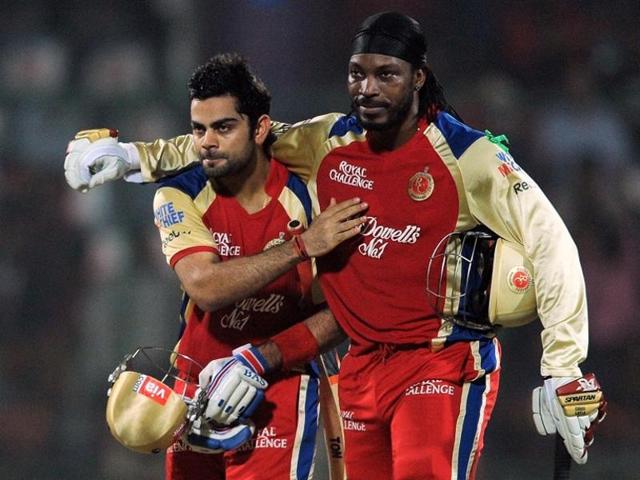 Clash of the titans: RCB mates Kohli, Gayle face-off in World T20 semis |  Cricket - Hindustan Times