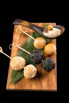 Sea salt and truffle ice cream. Sea salt and truffle ice cream.