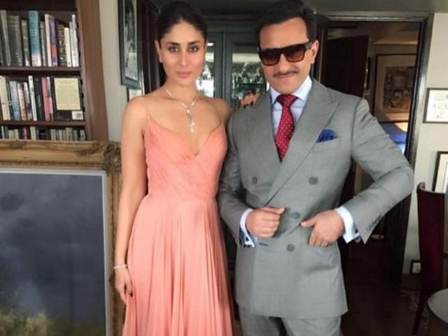 Her best accessory is of course her Nawab! Saif Ali Khan is always more than happy to pose with his pretty wife. (Instagram)