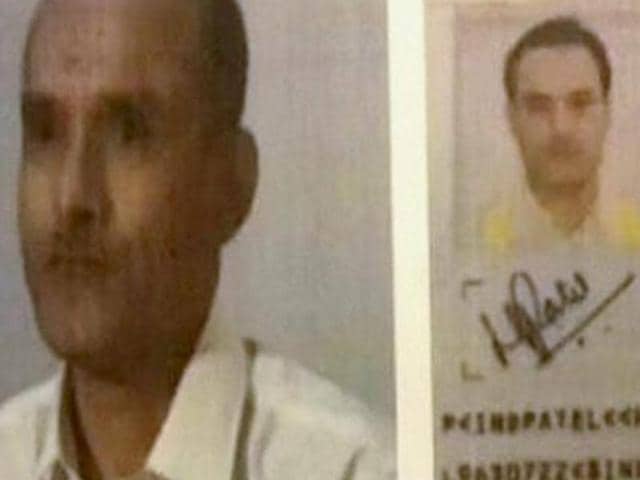 A TV grab of Kulbhushan Jadhav, who has been arrested in Pakistan. (PTI)